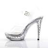 Fabulicious - COCKTAIL508SDT Sandale à bride à la cheville - Blanc Product image